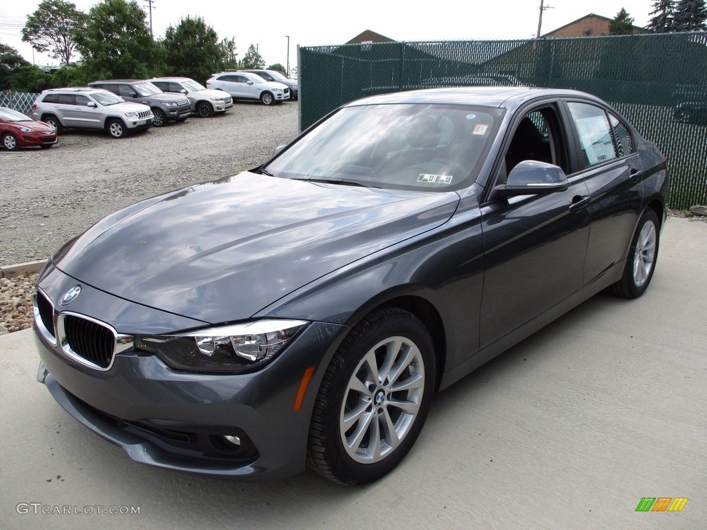 2017 3 Series 320i xDrive Sedan - Mineral Grey Metallic / Black photo #8