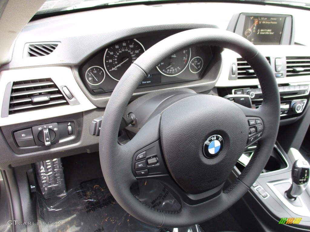 2017 3 Series 320i xDrive Sedan - Mineral Grey Metallic / Black photo #14