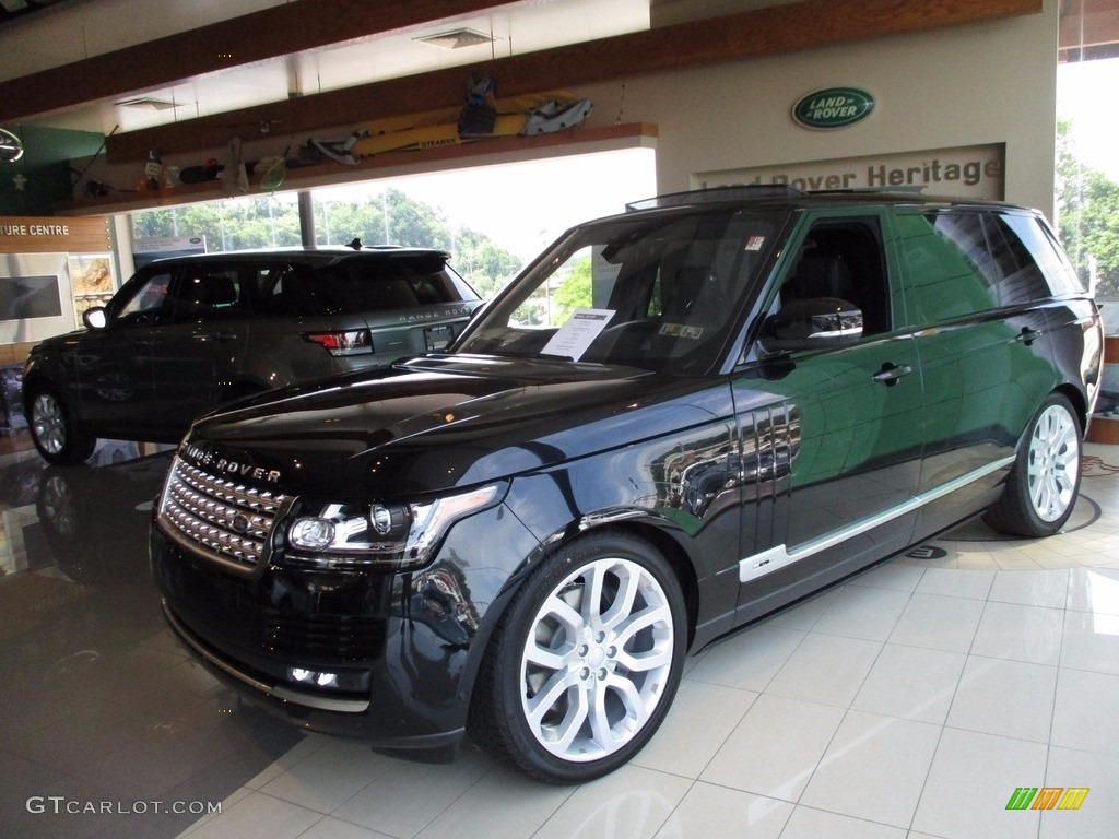 Farallon Black Metallic Land Rover Range Rover