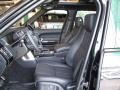 2017 Land Rover Range Rover Ebony/Ebony Interior Front Seat Photo