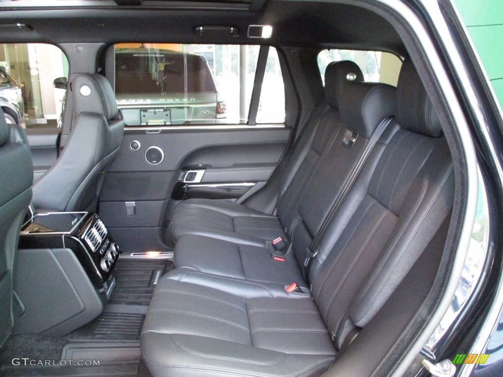 2017 Land Rover Range Rover Supercharged LWB Rear Seat Photo #121524353