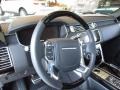 2017 Land Rover Range Rover Ebony/Ebony Interior Steering Wheel Photo