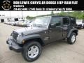 2017 Granite Crystal Metallic Jeep Wrangler Unlimited Sport 4x4  photo #1