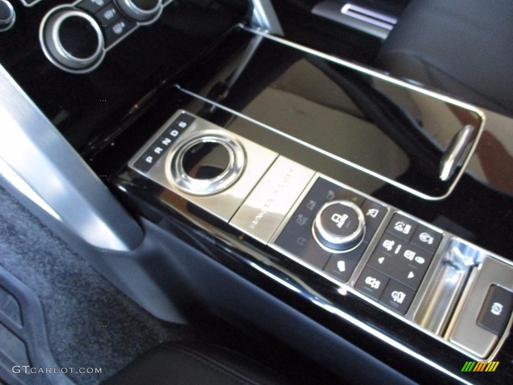 2017 Range Rover Supercharged LWB - Farallon Black Metallic / Ebony/Ebony photo #14