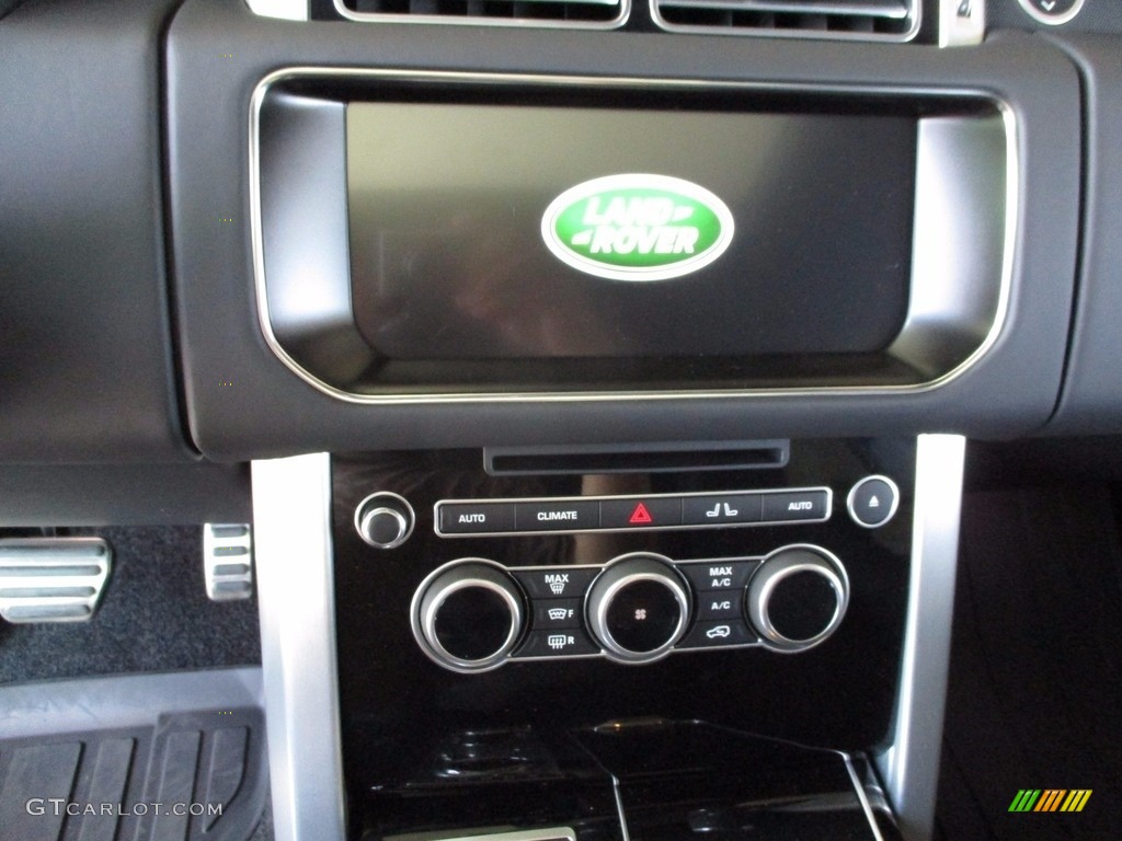 2017 Range Rover Supercharged LWB - Farallon Black Metallic / Ebony/Ebony photo #15