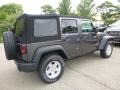 2017 Granite Crystal Metallic Jeep Wrangler Unlimited Sport 4x4  photo #5