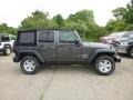 2017 Granite Crystal Metallic Jeep Wrangler Unlimited Sport 4x4  photo #6