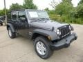 2017 Granite Crystal Metallic Jeep Wrangler Unlimited Sport 4x4  photo #7