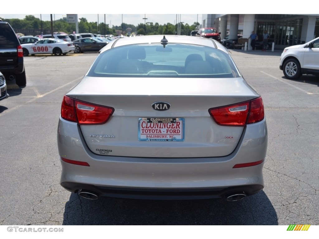 2015 Optima LX - Bright Silver / Gray photo #4