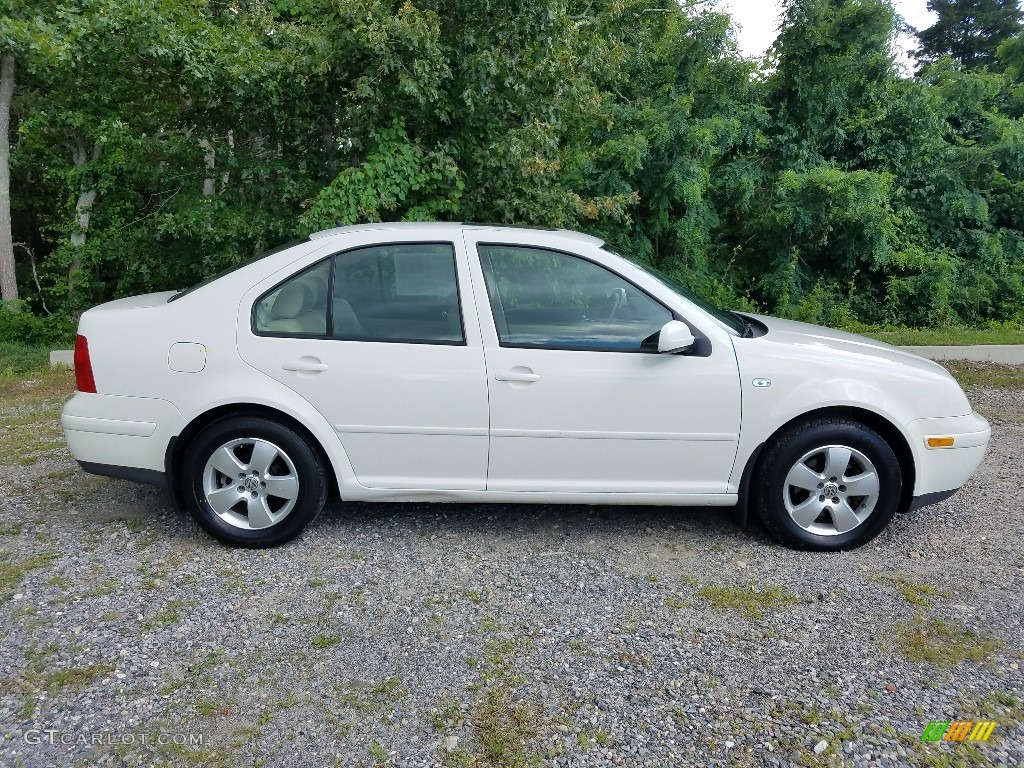 2003 Jetta GLS Sedan - Campanella White / Beige photo #6