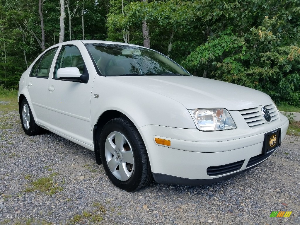 2003 Jetta GLS Sedan - Campanella White / Beige photo #7
