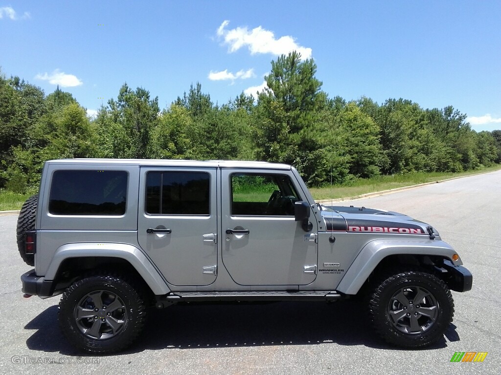 2017 Wrangler Unlimited Rubicon 4x4 - Billet Silver Metallic / Black photo #5