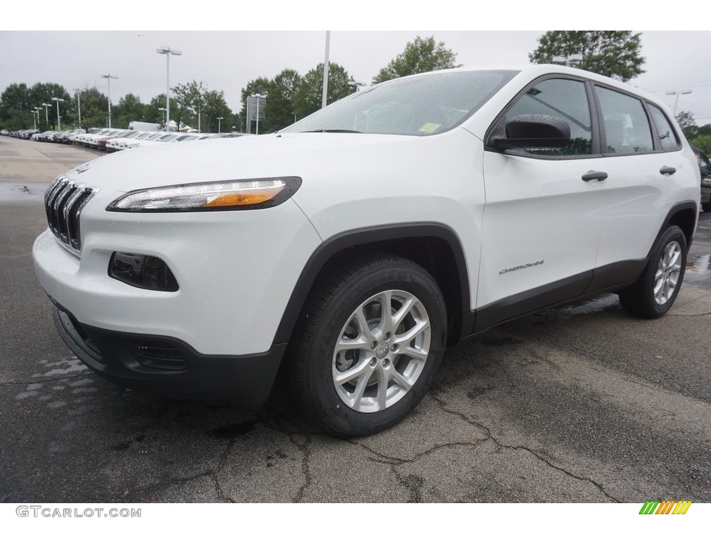 2017 Cherokee Sport - Bright White / Black photo #1