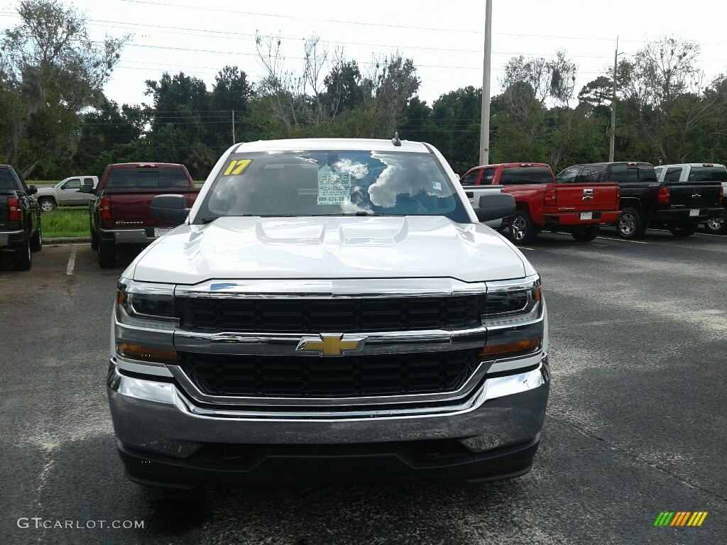 2017 Silverado 1500 WT Crew Cab 4x4 - Summit White / Dark Ash/Jet Black photo #8