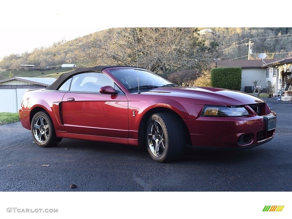 2003 Mustang Cobra Convertible - Redfire Metallic / Dark Charcoal/Medium Graphite photo #4