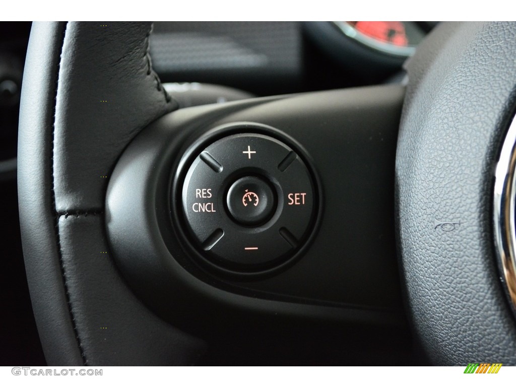 2017 Mini Hardtop Cooper 2 Door Carbon Black Steering Wheel Photo #121535127