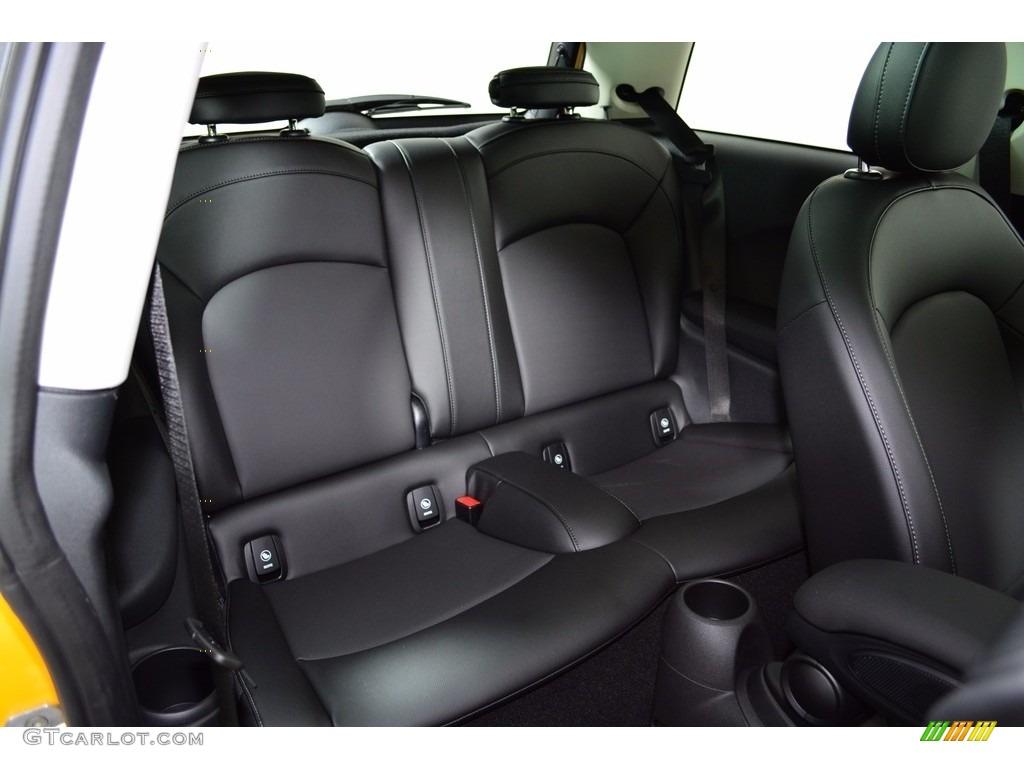 Carbon Black Interior 2017 Mini Hardtop Cooper 2 Door Photo #121535229