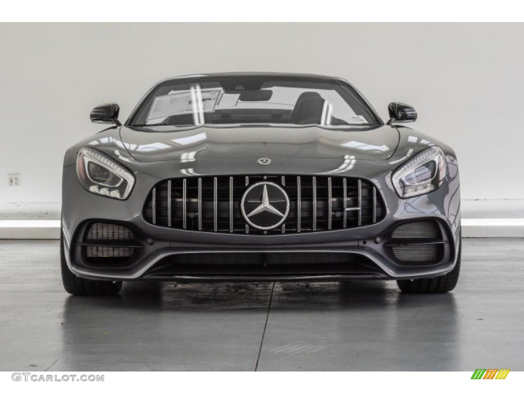 2018 AMG GT Roadster - Selenite Grey Metallic / Red Pepper/Black photo #2