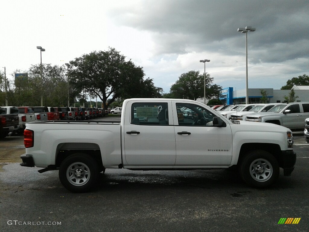 2017 Silverado 1500 WT Crew Cab 4x4 - Summit White / Dark Ash/Jet Black photo #6