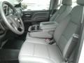 Dark Ash/Jet Black 2017 Chevrolet Silverado 1500 WT Crew Cab 4x4 Interior Color