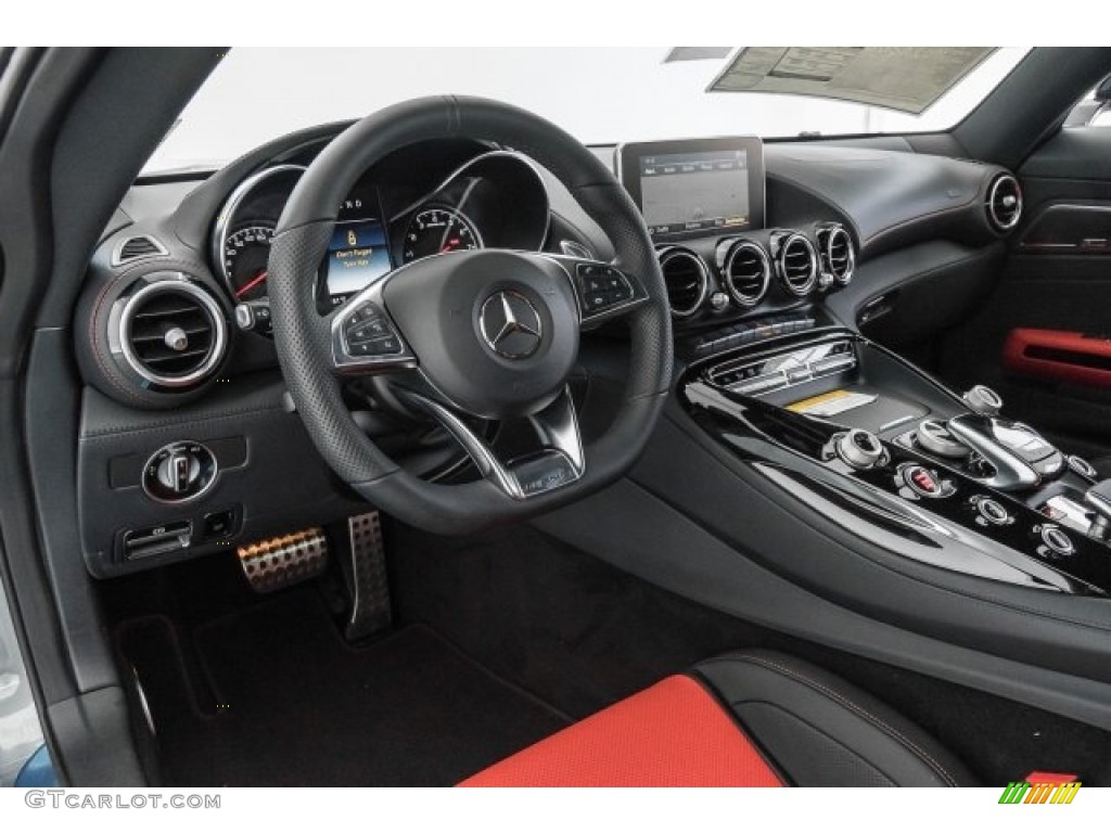 2018 Mercedes-Benz AMG GT Roadster Red Pepper/Black Dashboard Photo #121535802