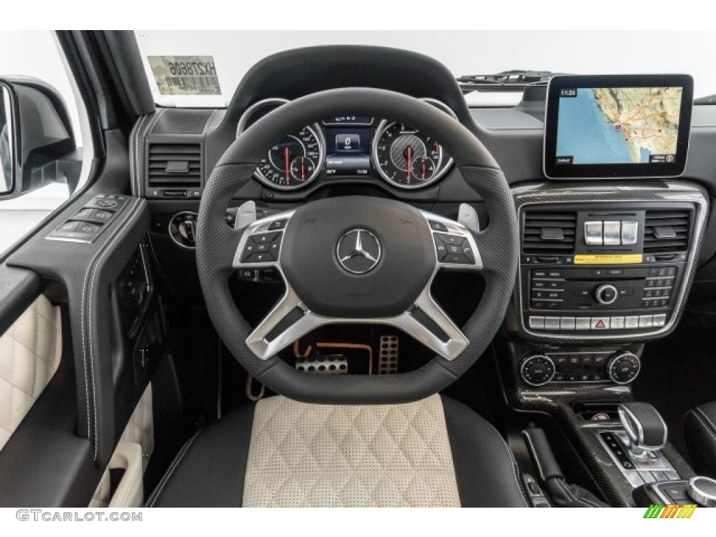 2017 Mercedes-Benz G 63 AMG designo Porcelain Dashboard Photo #121536399