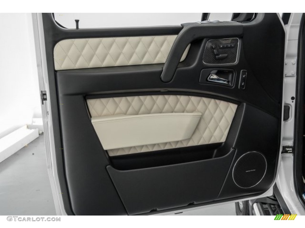 2017 Mercedes-Benz G 63 AMG designo Porcelain Door Panel Photo #121536780