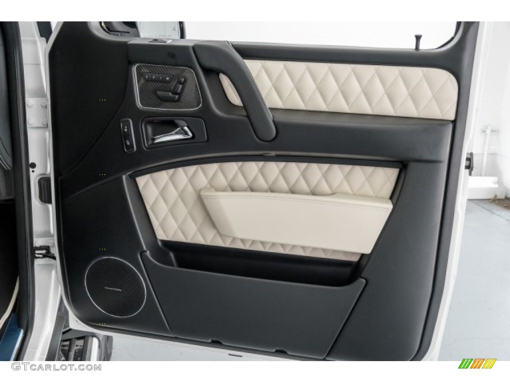2017 Mercedes-Benz G 63 AMG designo Porcelain Door Panel Photo #121536879