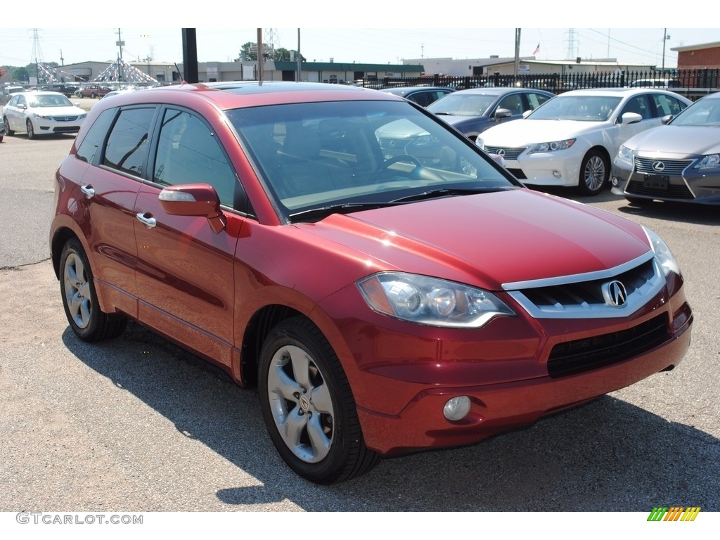 2007 RDX  - Moroccan Red Pearl / Taupe photo #7