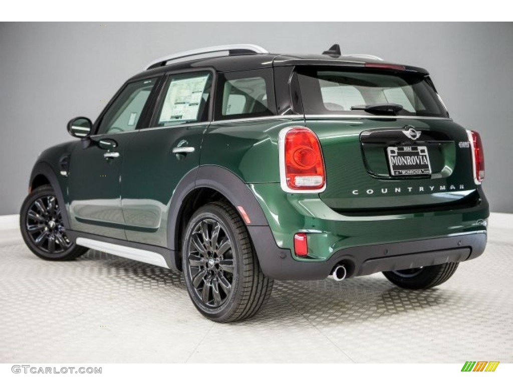 2017 Countryman Cooper - British Racing Green II Metallic / Carbon Black photo #3