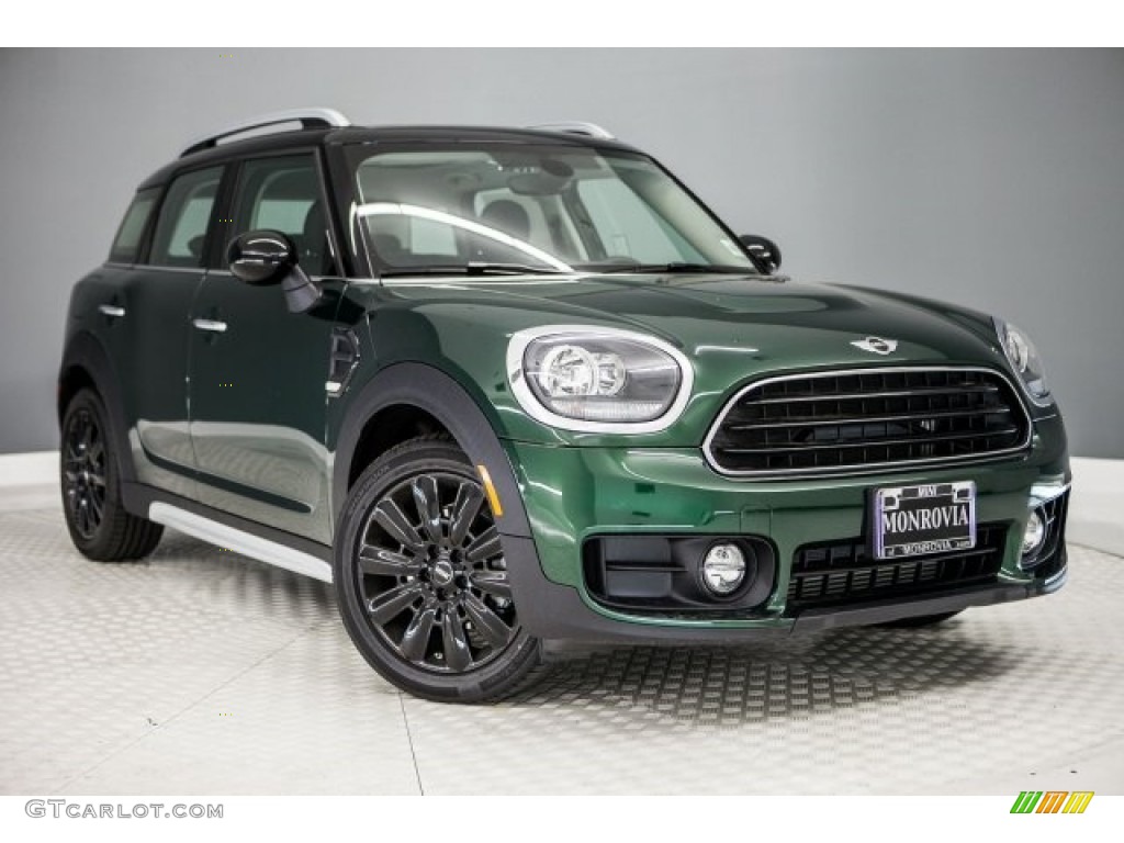 2017 Countryman Cooper - British Racing Green II Metallic / Carbon Black photo #12