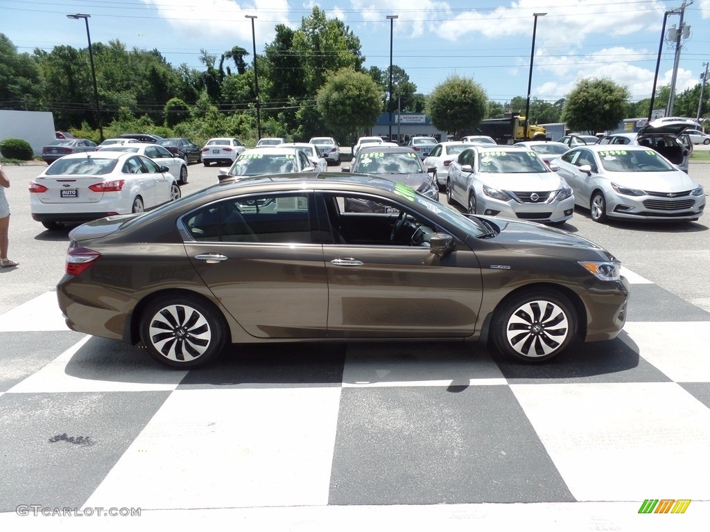 2017 Accord Hybrid EX-L Sedan - Mandarin Gold Metallic / Black photo #3