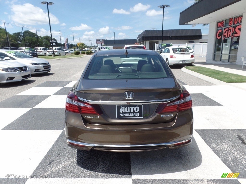 2017 Accord Hybrid EX-L Sedan - Mandarin Gold Metallic / Black photo #4