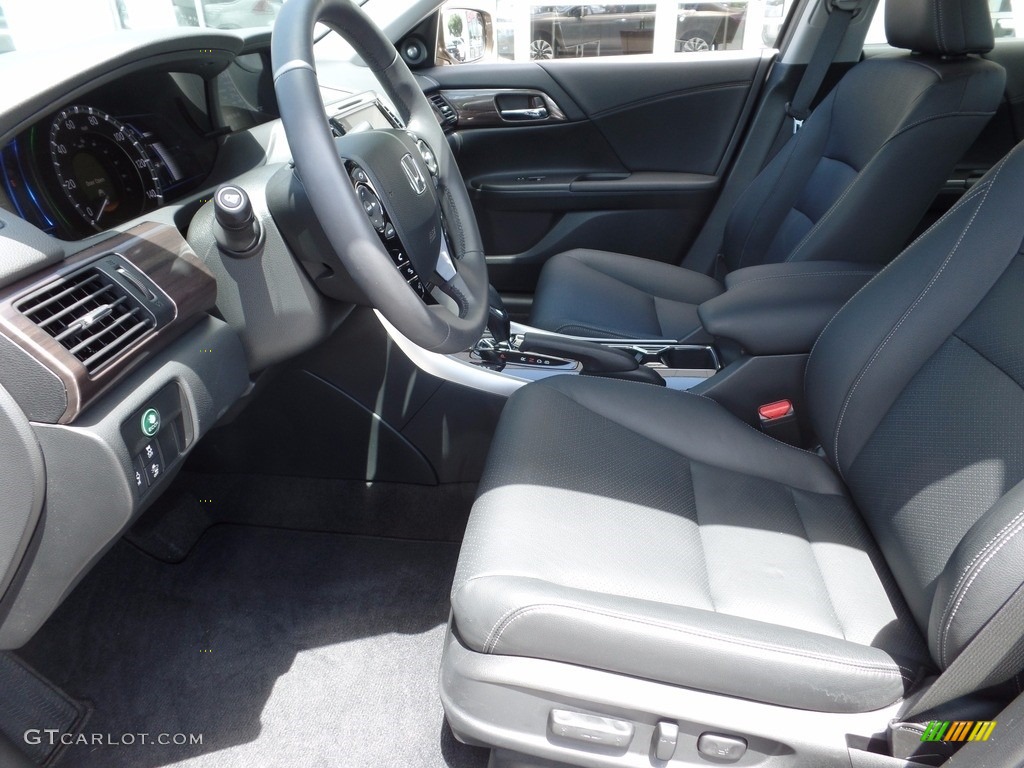 2017 Accord Hybrid EX-L Sedan - Mandarin Gold Metallic / Black photo #10