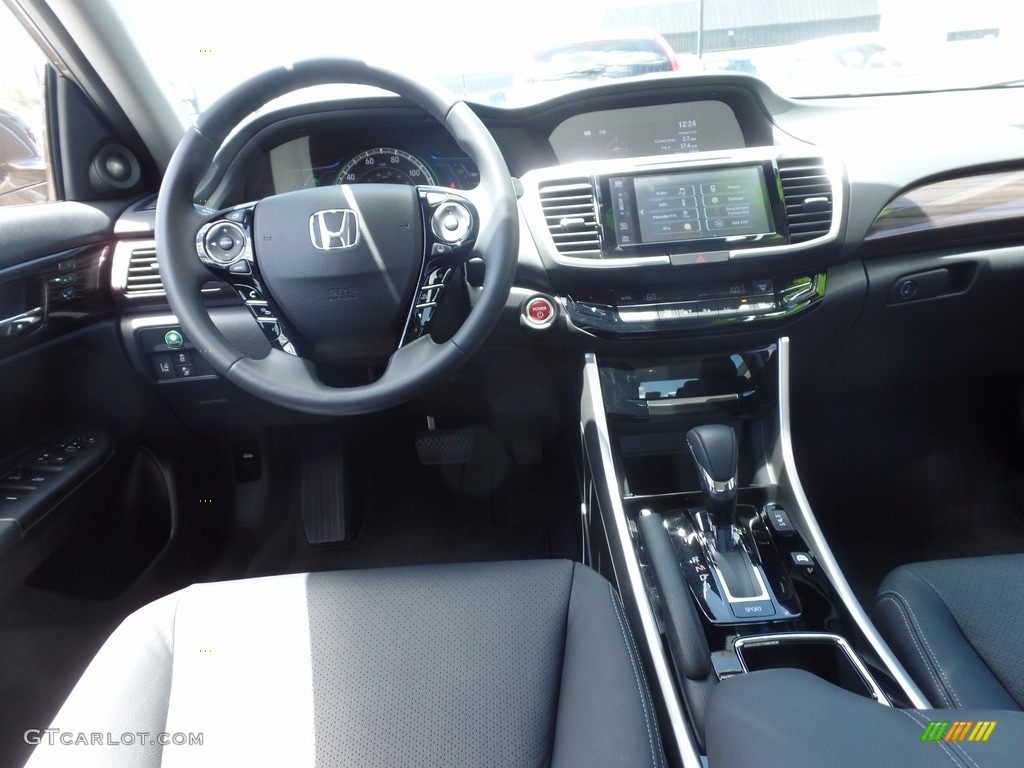 2017 Accord Hybrid EX-L Sedan - Mandarin Gold Metallic / Black photo #15