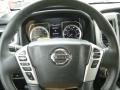 Black 2017 Nissan Titan PRO-4X King Cab 4x4 Steering Wheel