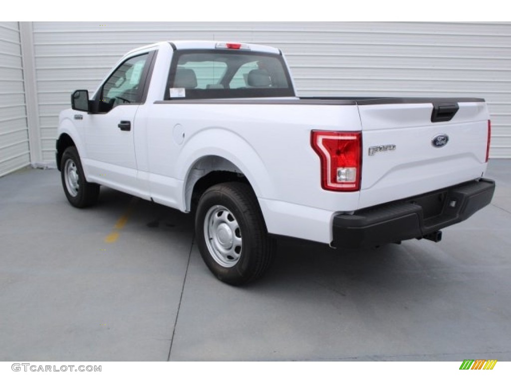 2017 F150 XL Regular Cab - Oxford White / Earth Gray photo #6