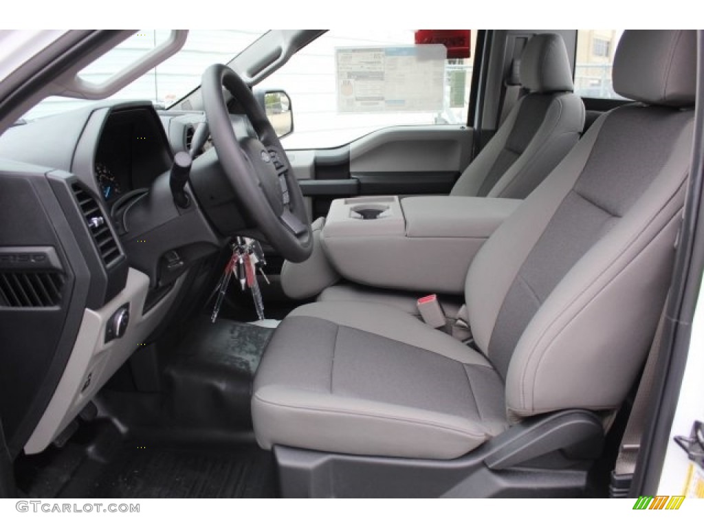 2017 F150 XL Regular Cab - Oxford White / Earth Gray photo #12