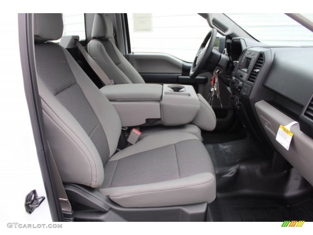2017 F150 XL Regular Cab - Oxford White / Earth Gray photo #25