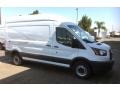 Oxford White 2017 Ford Transit Van 250 HR Long