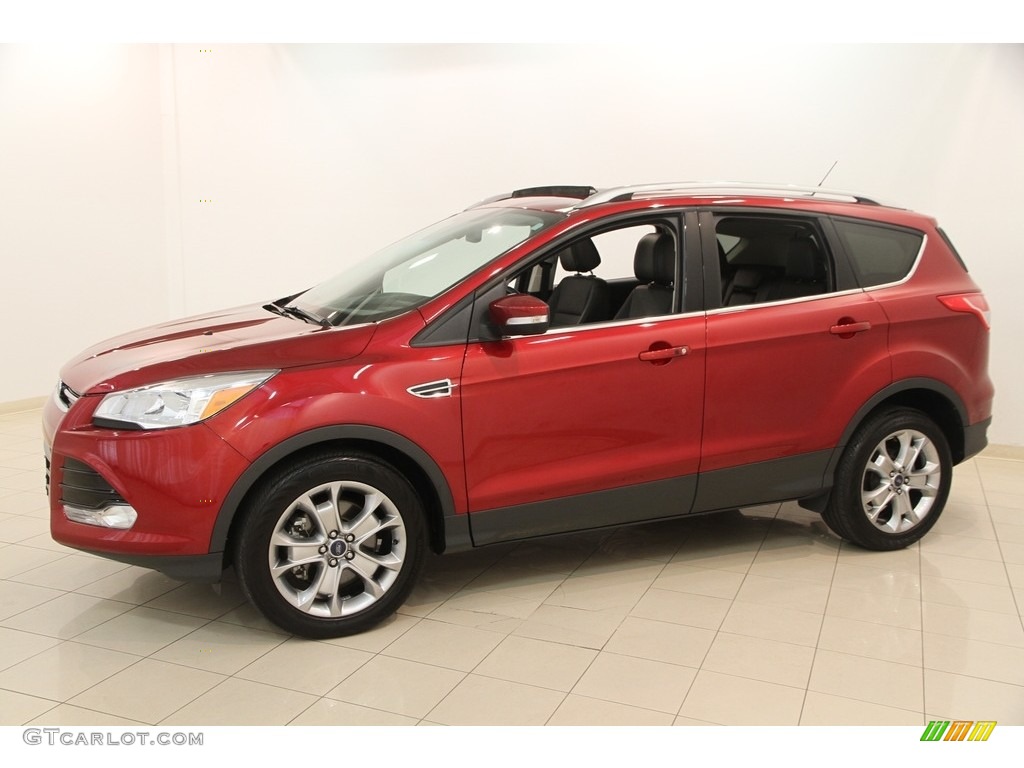 2014 Escape Titanium 1.6L EcoBoost 4WD - Ruby Red / Charcoal Black photo #3