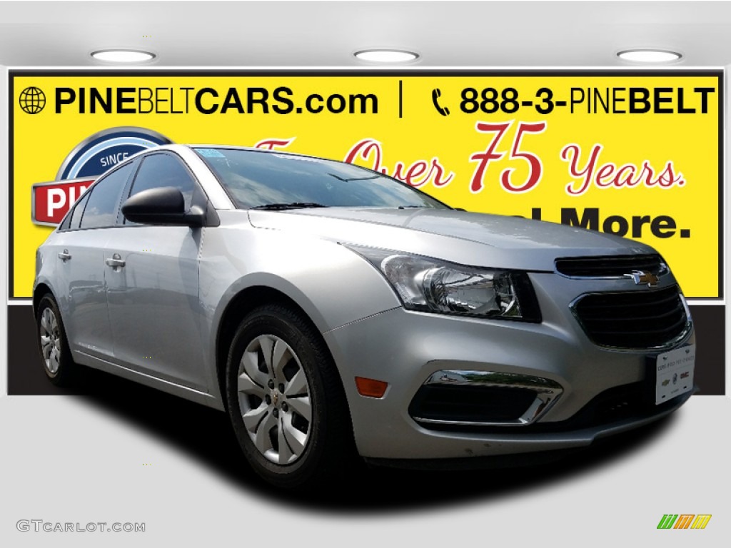 2015 Cruze LS - Silver Ice Metallic / Jet Black/Medium Titanium photo #1