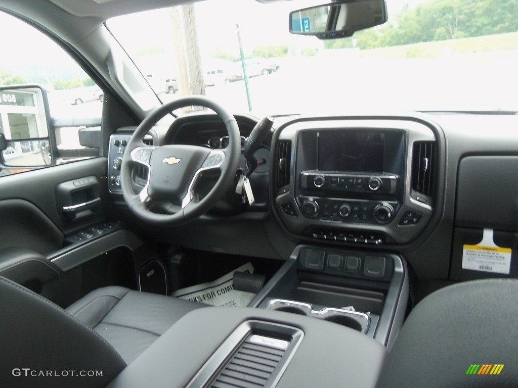 2017 Chevrolet Silverado 3500HD LTZ Crew Cab 4x4 Jet Black Dashboard Photo #121546539