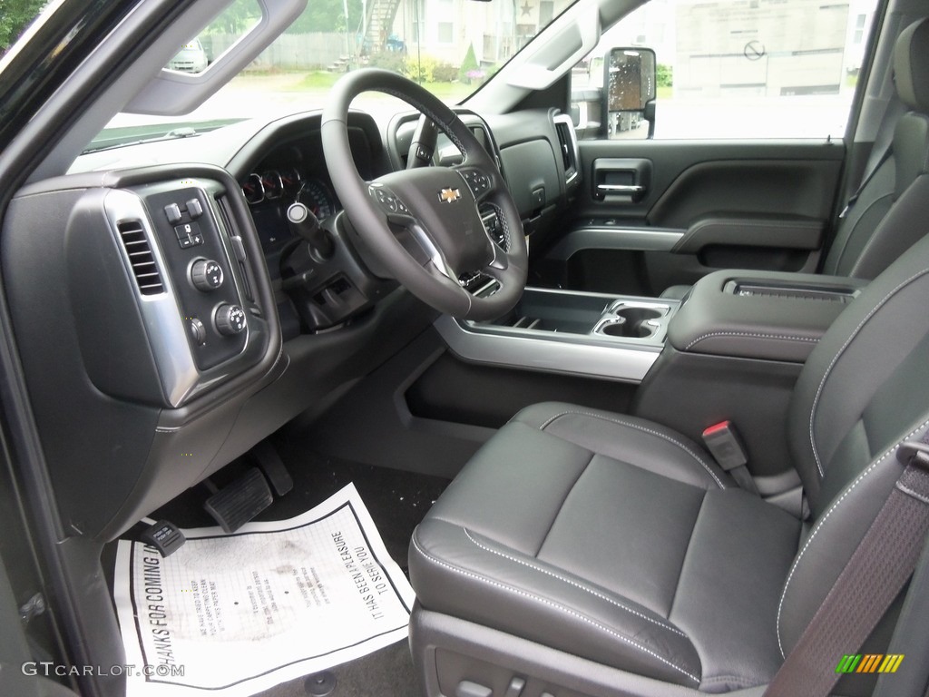 Jet Black Interior 2017 Chevrolet Silverado 3500HD LTZ Crew Cab 4x4 Photo #121546770