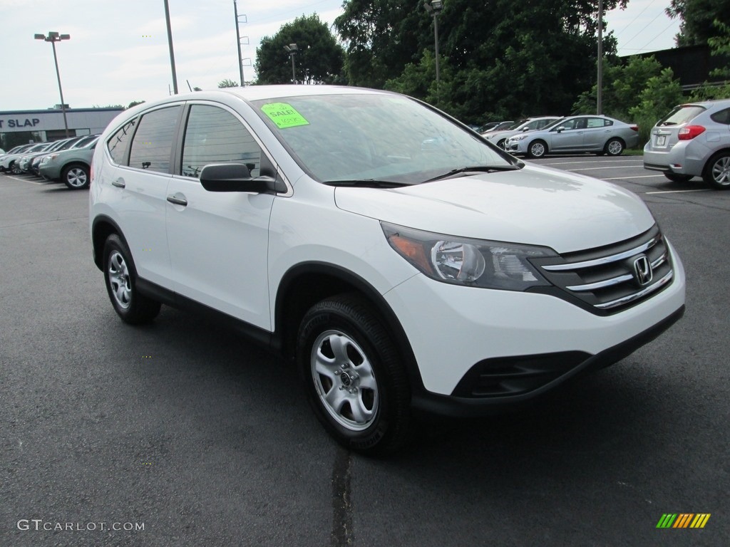 2012 CR-V LX 4WD - Taffeta White / Gray photo #4
