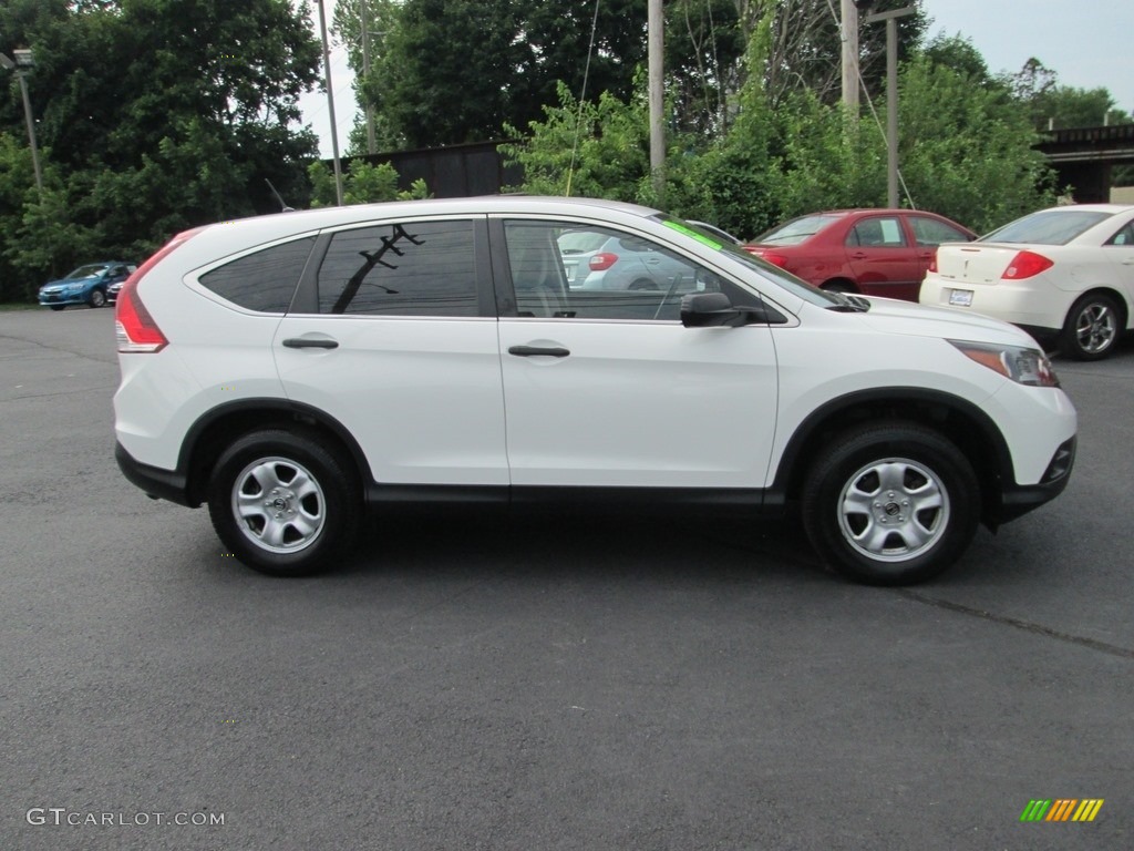 2012 CR-V LX 4WD - Taffeta White / Gray photo #5