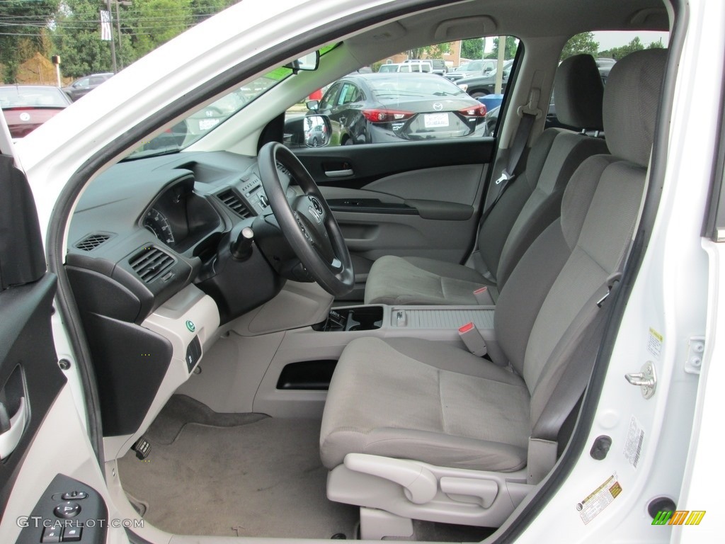 2012 CR-V LX 4WD - Taffeta White / Gray photo #13