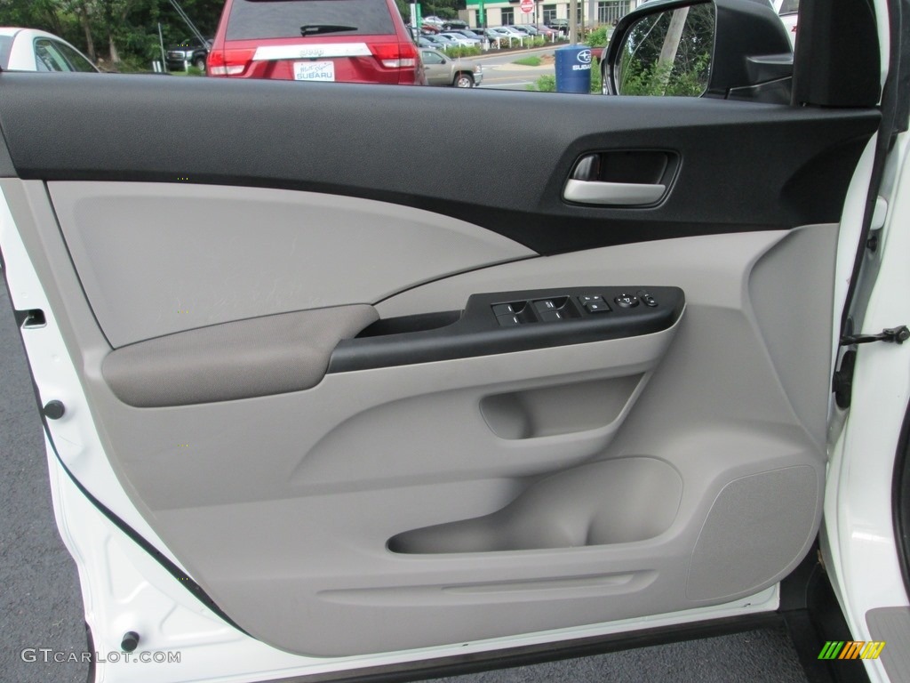 2012 CR-V LX 4WD - Taffeta White / Gray photo #14