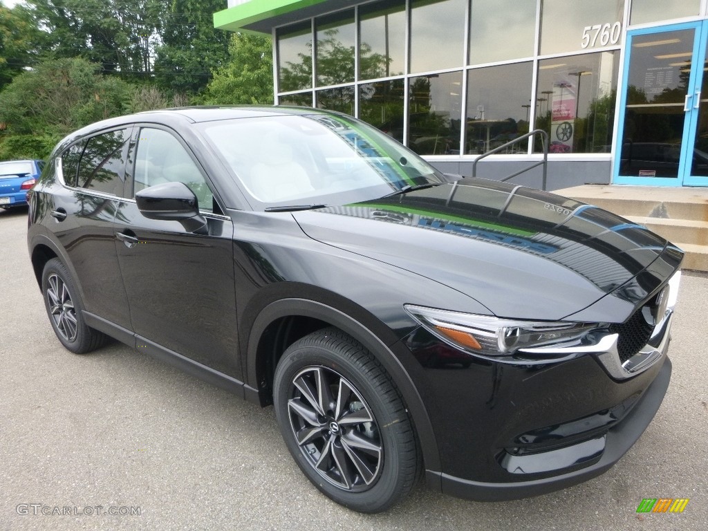 2017 CX-5 Grand Touring AWD - Jet Black Mica / Parchment photo #3