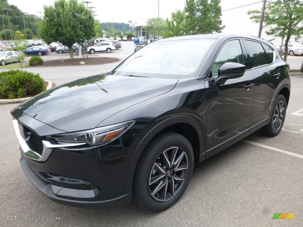 2017 CX-5 Grand Touring AWD - Jet Black Mica / Parchment photo #5
